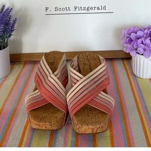 Lucky Brand Espadrilles Women’s‎ Size 9 Mykala Crisscross Wedges